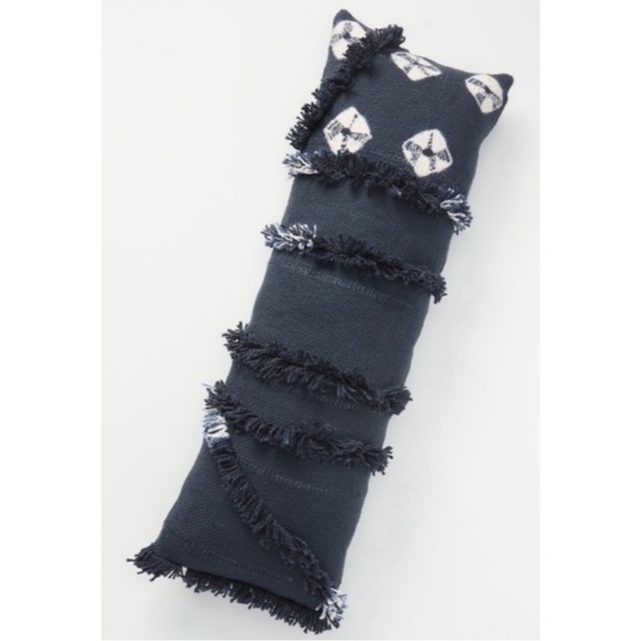 Anthropologie Fringed Sierra Pillow 14" x 40" - Picture 6 of 7